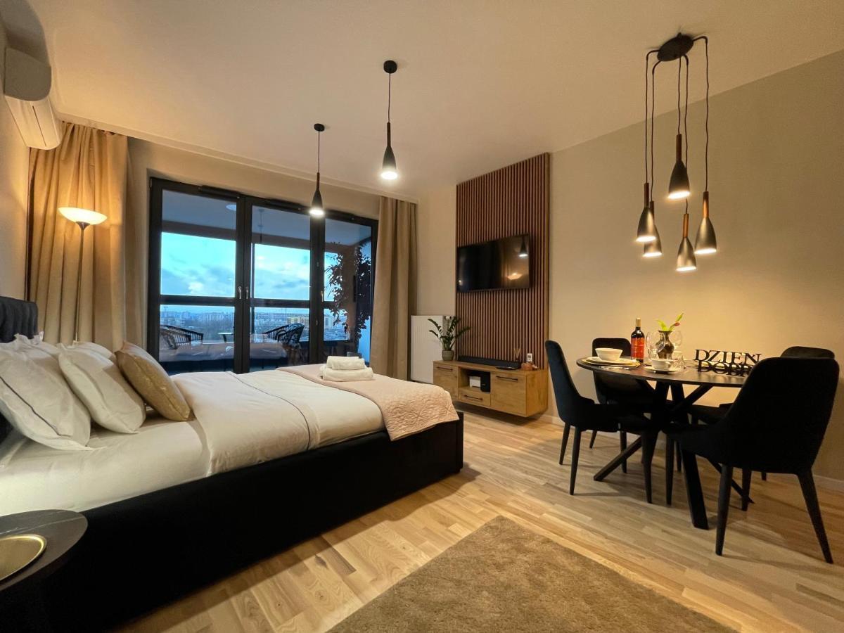 Vistula Terraces 10Th Floor Apartment Krakow Bagian luar foto
