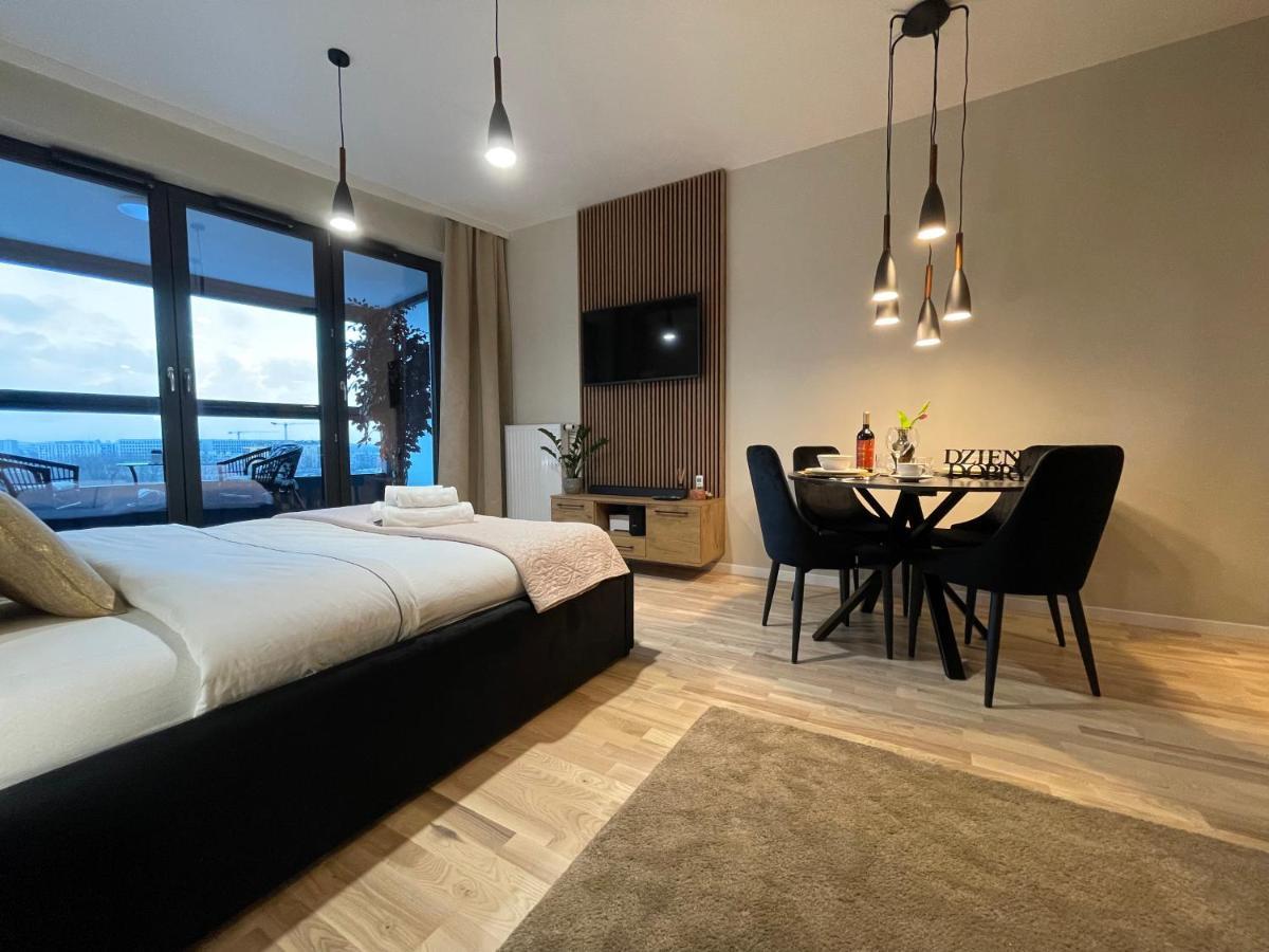 Vistula Terraces 10Th Floor Apartment Krakow Bagian luar foto